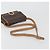 Céline Celine Vintage Macadam Circle Logo Canvas and Leather Marrone - vista 7