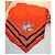Philosophy di Lorenzo Serafini Red silk scarf with floral print Black White Blue - view 5