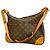 Borsa a tracolla Louis Vuitton Monogram Boulogne 30 Marrone