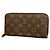 Cartera Zippy Monogram Louis Vuitton Castaño