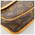 Borsa a tracolla Louis Vuitton Monogram Gibeciere PM Marrone - vista 9