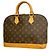 Borsa a mano Louis Vuitton Alma Monogram Marrone