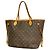 Borsa Tote Louis Vuitton Monogram Neverfull MM Marrone