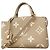 Borsa Louis Vuitton Monogram Empreinte Bicolor Petit Palais PM Grigio Crudo