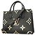 Borsa Louis Vuitton Monogram Empreinte Bicolor OnTheGo PM Nero Beige