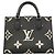 Borsa Louis Vuitton Monogram Empreinte Bicolor OnTheGo PM Nero Beige - vista 10
