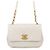 Sac à épaule Chanel Matelassé avec chaîne Blanc