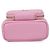 Borsa a tracolla con catena Chanel in vitello granulato rosa - vista 3