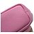 Borsa a tracolla con catena Chanel in vitello granulato rosa - vista 7