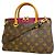 Borsa Louis Vuitton Monogram Pallas BB Viola scuro