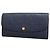 Louis Vuitton Monogram Empreinte Portefeuille Emilie Long Wallet Rosso