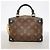 Borsa Louis Vuitton Monogram Petite Marsouple Marrone - vista 9