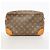 Borsa a Clutch Louis Vuitton Monogram Compiegne 28 Marrone - vista 11