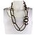Collana con chiusura Toggle Lanvin Paris Made in France Bronzo - vista 2
