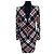 Set Blazer e Gonna in Misto Lana a Quadri Alexander McQueen Nero Bianco Rosso Grigio