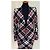 Set Blazer e Gonna in Misto Lana a Quadri Alexander McQueen Nero Bianco Rosso Grigio - vista 5