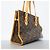 Borsa Tote Louis Vuitton Monogram Popincourt Marrone - vista 2