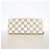 Louis Vuitton Damier Azur Portefeuille Clemence Long Wallet Bianco - vista 11