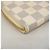Louis Vuitton Damier Azur Portefeuille Clemence Long Wallet Bianco - vista 5
