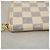 Louis Vuitton Damier Azur Portefeuille Clemence Long Wallet Bianco - vista 7
