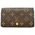 Louis Vuitton Monogram Portemonnaie Bietrezor Wallet Marrone