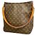 Borsa a tracolla Louis Vuitton Monogram Looping GM Marrone
