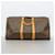 Louis Vuitton Boston Monogram Keepall 55 Marrone - vista 14