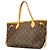 Borsa Tote Louis Vuitton Monogram Neverfull PM Marrone
