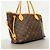 Borsa Tote Louis Vuitton Monogram Neverfull PM Marrone - vista 2