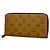 Louis Vuitton Monogram Reverse Zippy Wallet Braun