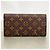 Louis Vuitton Monogram Pumpkin Portefeuille Sarah Long Wallet Marrone Multicolore - vista 5