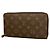 Cartera Larga Louis Vuitton Monogram Zippy Organizer Castaño