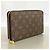 Cartera Larga Louis Vuitton Monogram Zippy Organizer Castaño - vista 2