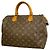 Borsa Louis Vuitton Monogram Speedy 30 Marrone