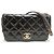 Timeless Borsa a tracolla Chanel Matelassé Nero - vista 2
