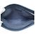 Clutch Christian Dior in pelle blu - vista 6
