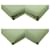 Hermès Porte-cartes Hermes Calvi Duo Chevre Vert Vert clair  - vue 3