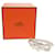 Hermès Boucles Sellier Inflexible Double Tour Bracelet Argenté  - vue 2
