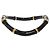 Choker Gucci Bamboo in metallo nero - vista 5