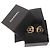 Pendientes de botón Chanel Matelassé Coco Mark Gold Dorado - vista 2