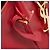 Borsa a mano Saint Laurent Baby Monogram Cabas Rosso - vista 8