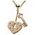 Collana Chanel Coco Mark Heart Key Rosa - vista 2