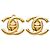 Timeless Orecchini vintage Chanel Coco Mark D'oro - vista 2