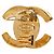 Timeless Orecchini vintage Chanel Coco Mark D'oro - vista 4