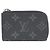Portamonete Louis Vuitton Monogram Eclipse Nero