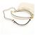 Borsa Louis Vuitton Monogram Empreinte Bagatelle Beige - vista 5