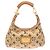 Borsa a tracolla Louis Vuitton Bulle M40239 Beige