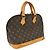 Louis Vuitton Alma Monogram Canvas MM Castaño - vista 2