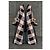 Mocassini a scacchi Gucci Horsebit Nero Rosa Bianco - vista 13