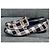 Mocassini a scacchi Gucci Horsebit Nero Rosa Bianco - vista 6